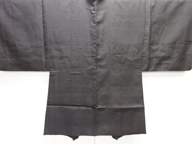 氷割れ模様織出し一ツ紋男物羽織